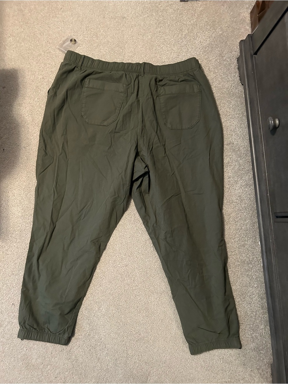 Sonoma Plus Size Olive Green Jogger Pants - Picture 2 of 5